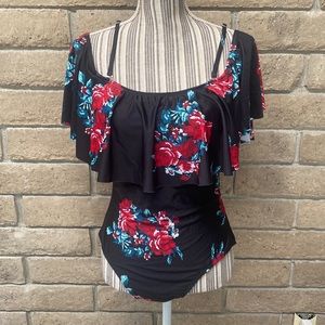 Women’s One piece Ruffle Swimsuit